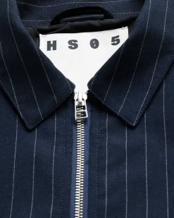 Tropical Suiting Jakke Stripes Navy