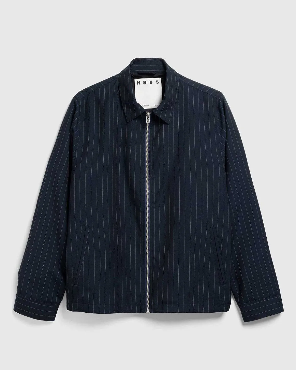 Tropical Suiting Jakke Stripes Navy