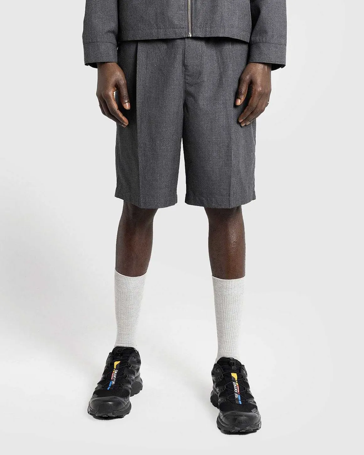 Tropical Suiting Shorts Gra