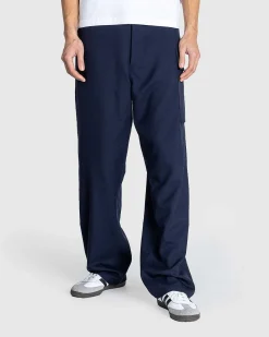Tropical Wool Bukser Bla/Sort