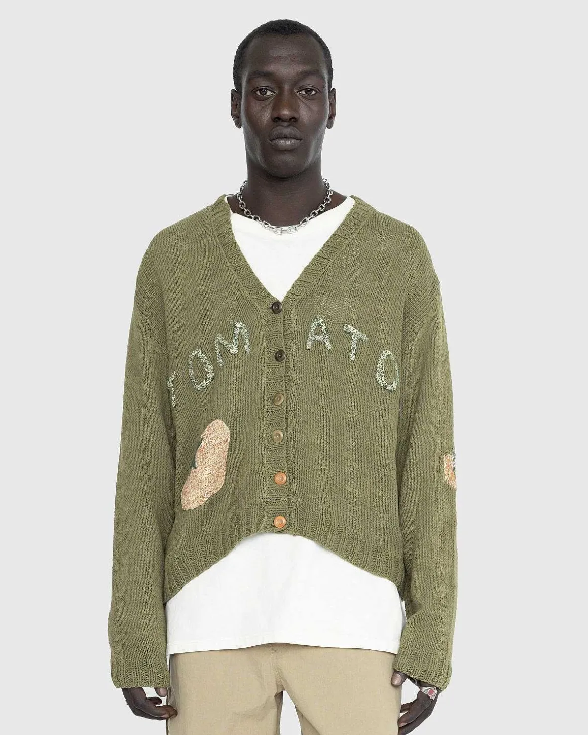 Twinsun Cardigan Oliven Toms