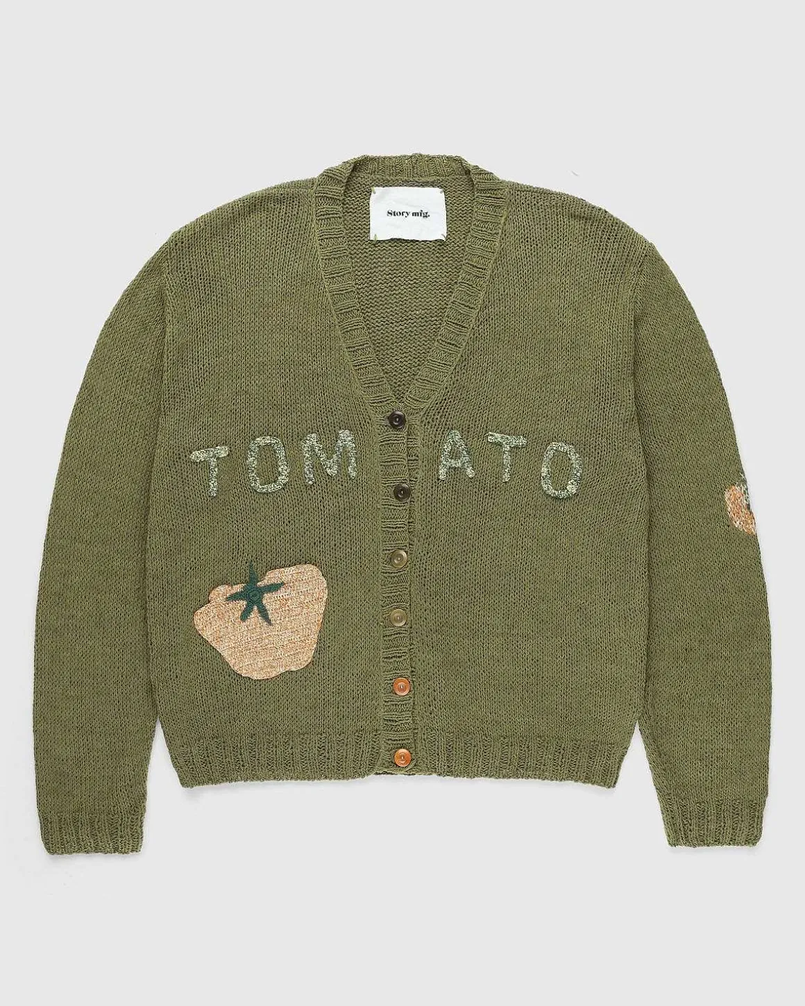 Twinsun Cardigan Oliven Toms