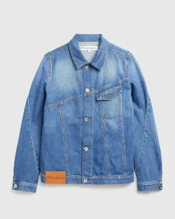Twisted Denimjakke Lysebla
