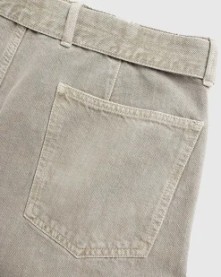 Twisted Short Denim Snow Beige