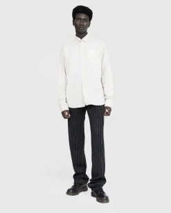 Twist Seam Skraeddersyet Buks Sort/Hvid