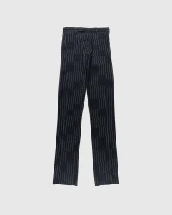 Twist Seam Skraeddersyet Buks Sort/Hvid
