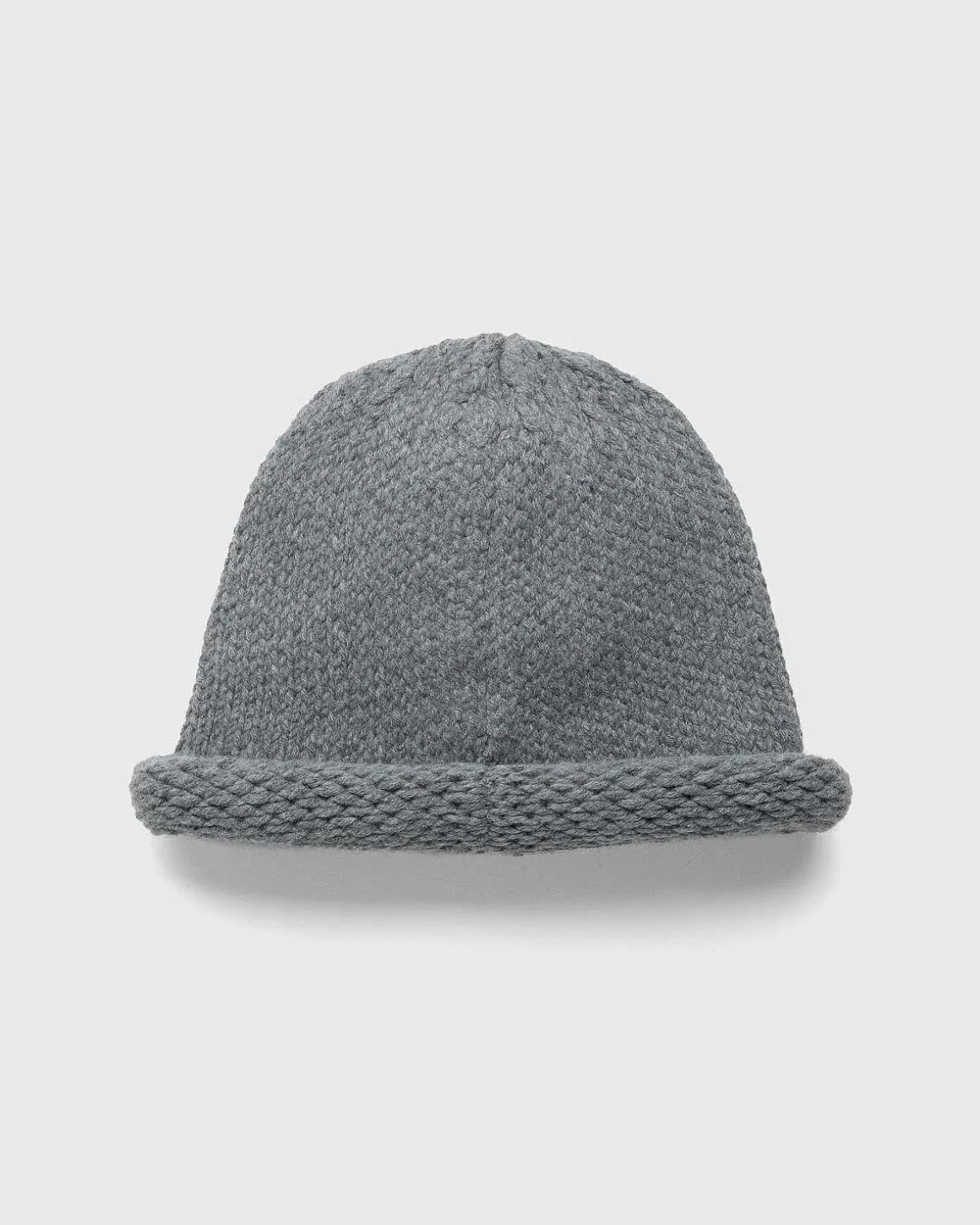 Uld Beanie Mellemgra