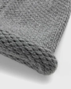 Uld Beanie Mellemgra