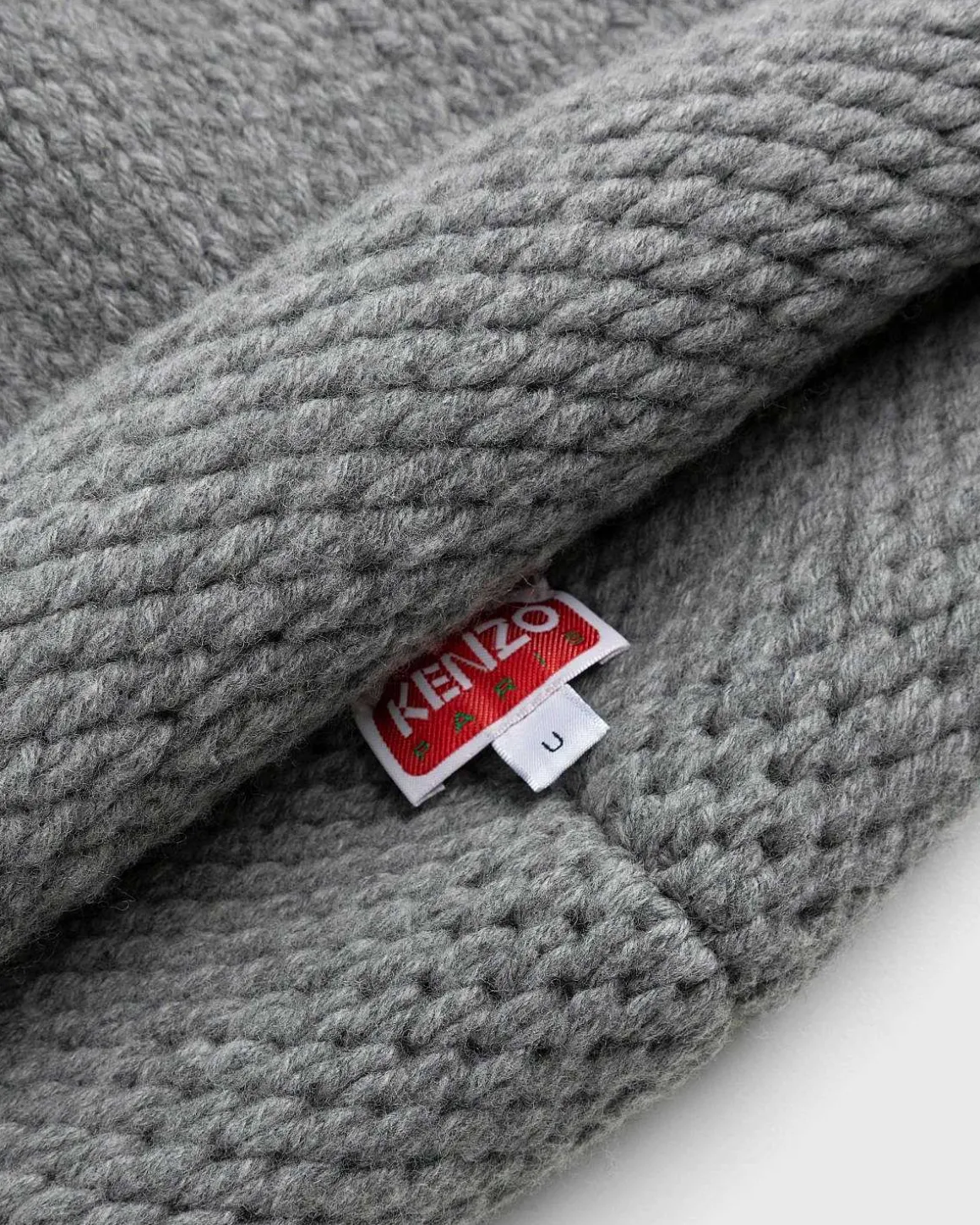 Uld Beanie Mellemgra