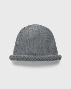 Uld Beanie Mellemgra