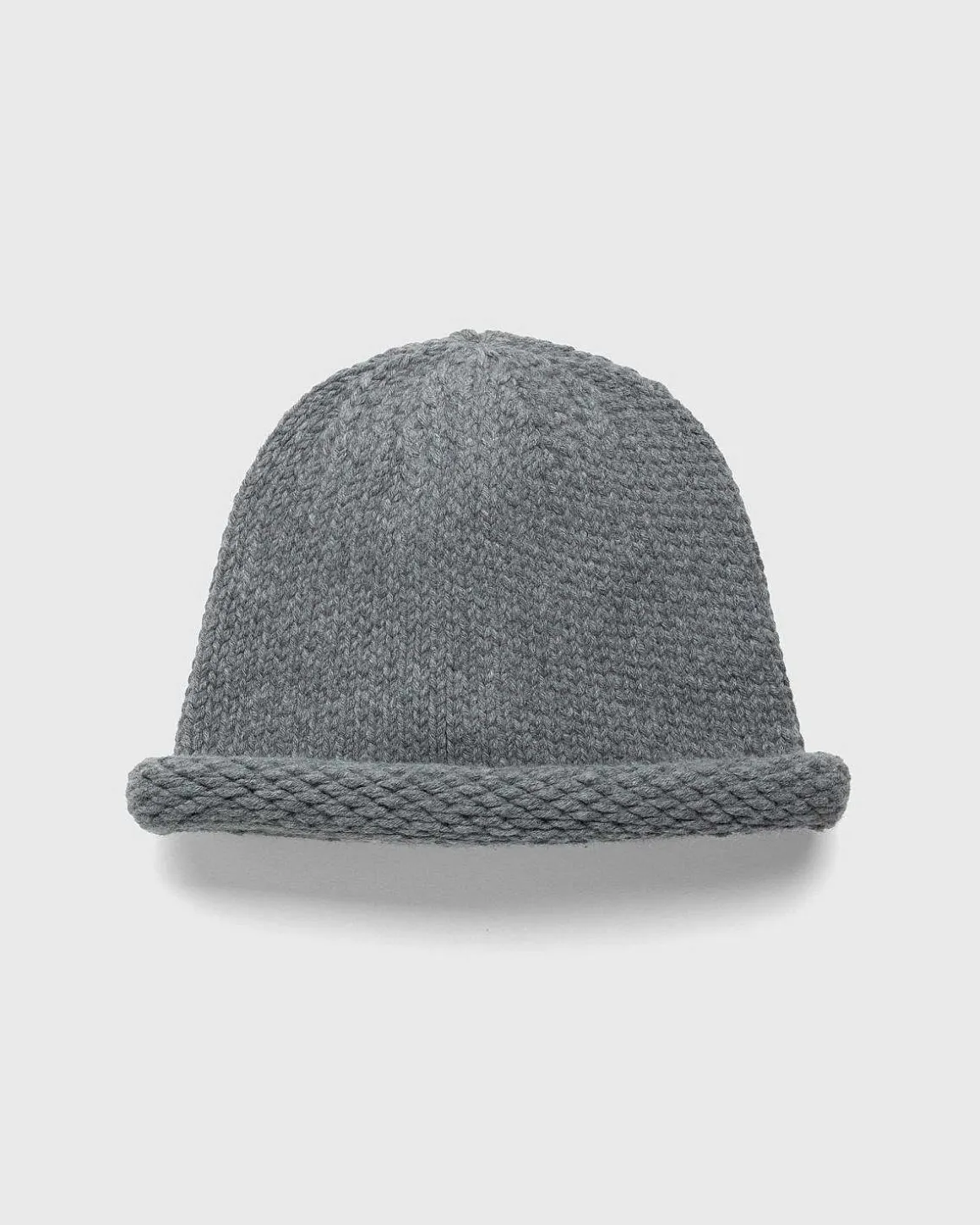 Uld Beanie Mellemgra