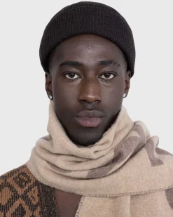 Uld Cashmere Beanie Brun