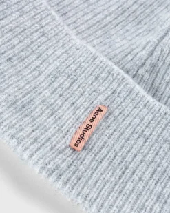 Uld Cashmere Beanie Gra