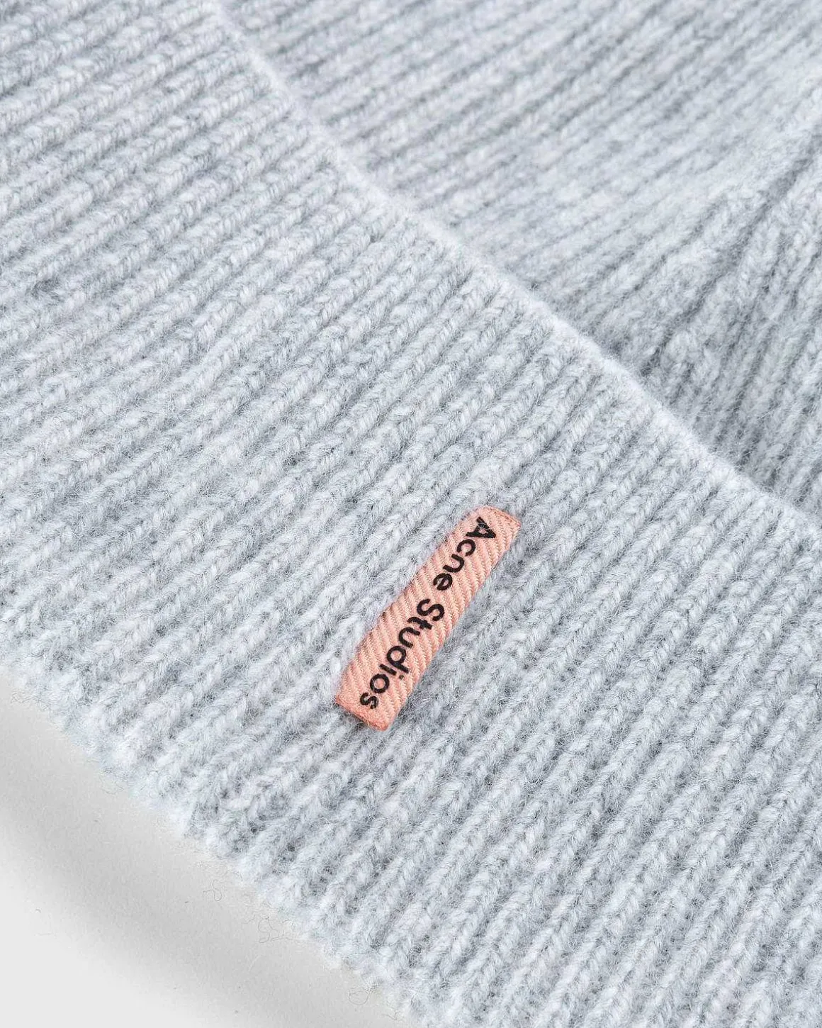 Uld Cashmere Beanie Gra