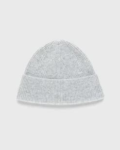 Uld Cashmere Beanie Gra