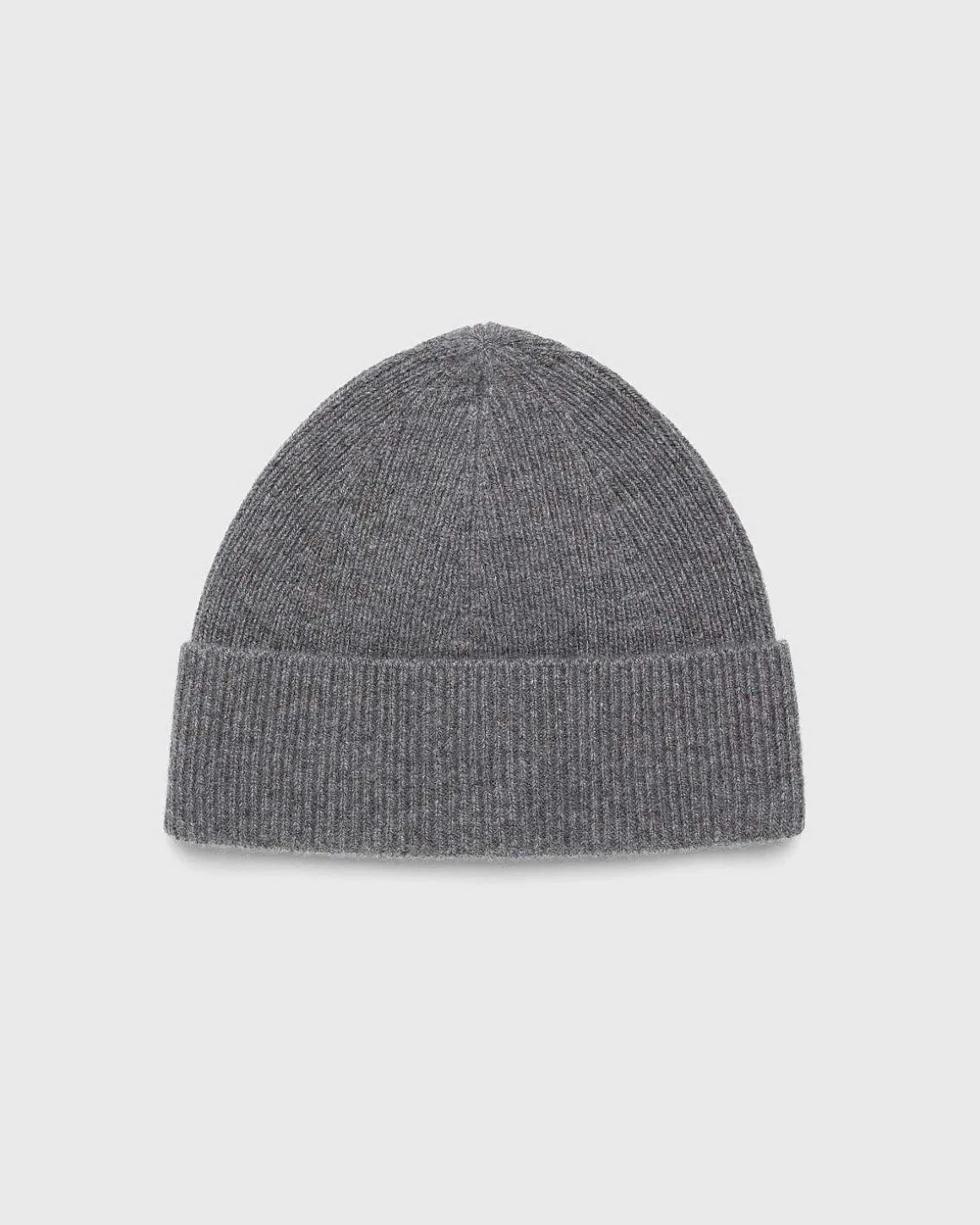 Uld Cashmere Beanie Gra