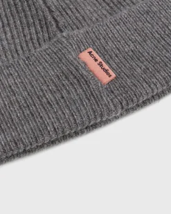 Uld Cashmere Beanie Gra