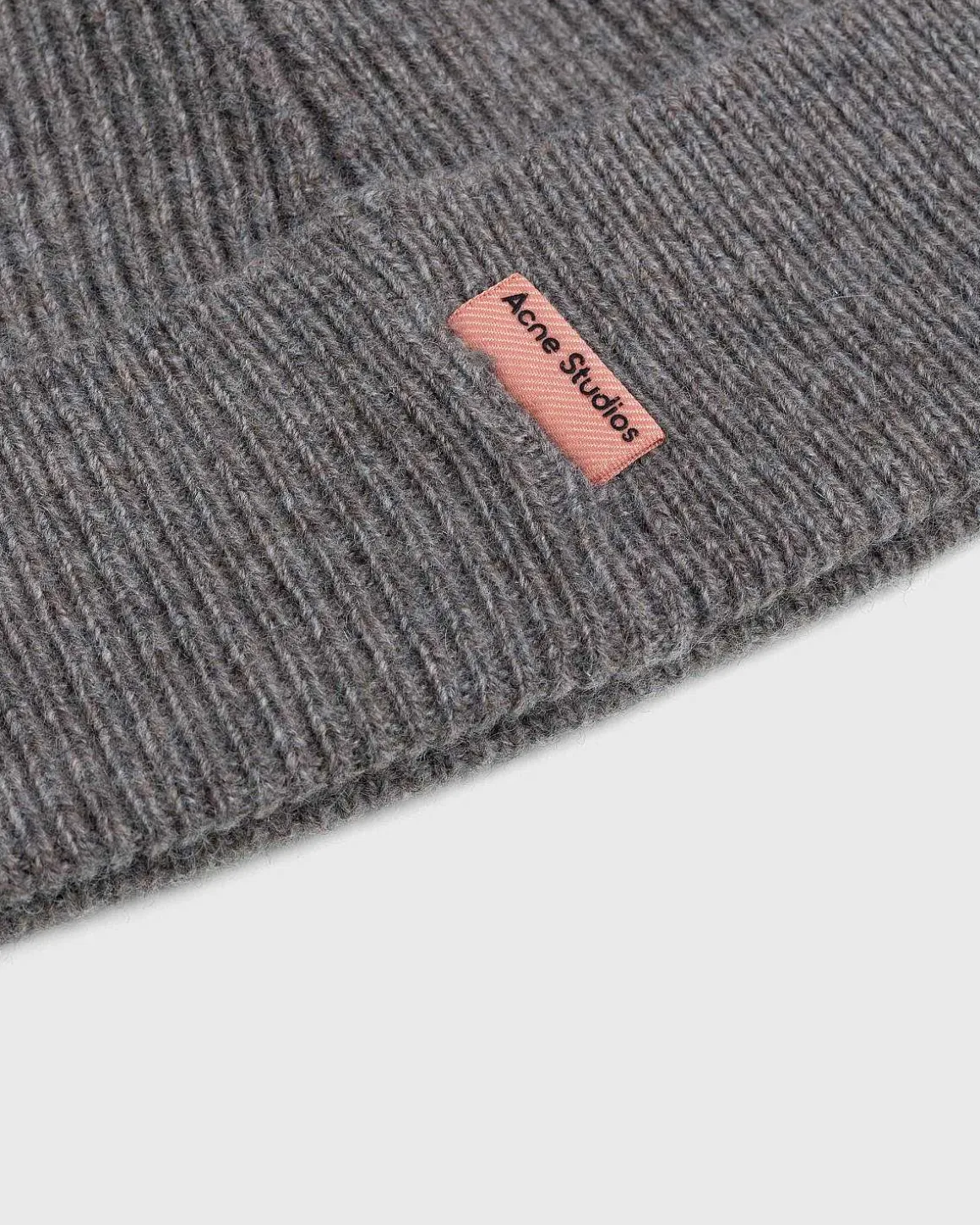 Uld Cashmere Beanie Gra