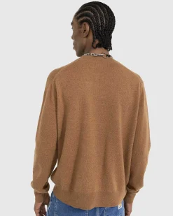 Uld Crewneck Sweater Toffee Brown