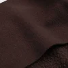 Uld Frynsetorklaede Chokoladebrun