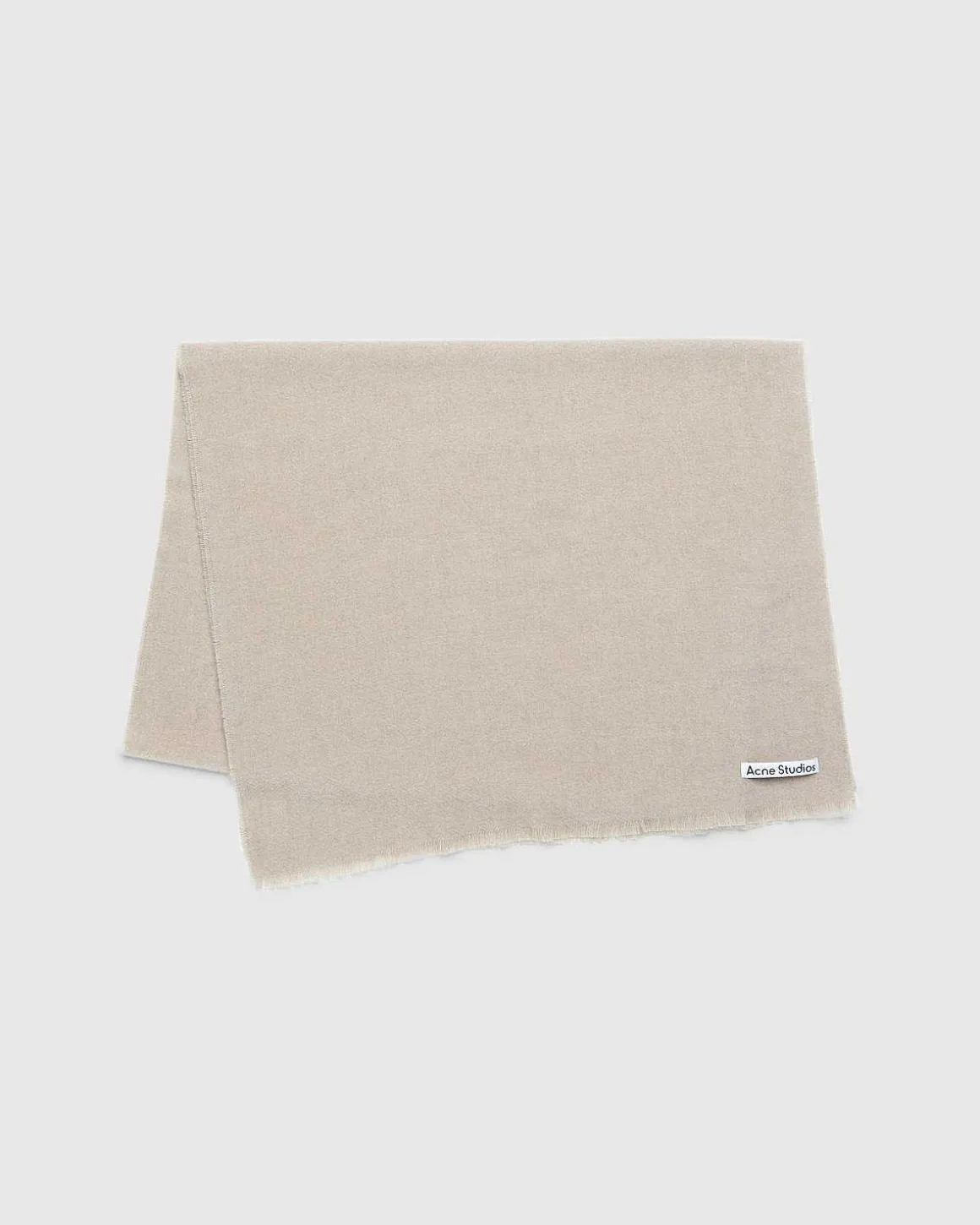 Uld Frynse Torklaede Oversized Havregryn Melange