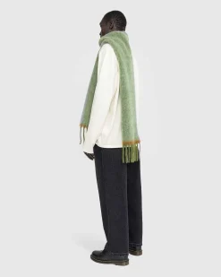 Uld Mohair Torklaede Graesgron