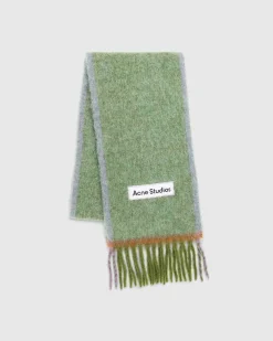 Uld Mohair Torklaede Graesgron