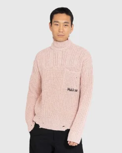 Uld Rullekrave Pink