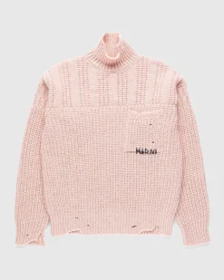 Uld Rullekrave Pink