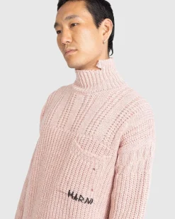Uld Rullekrave Pink