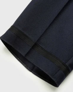 Uld Twill Bukser Navy