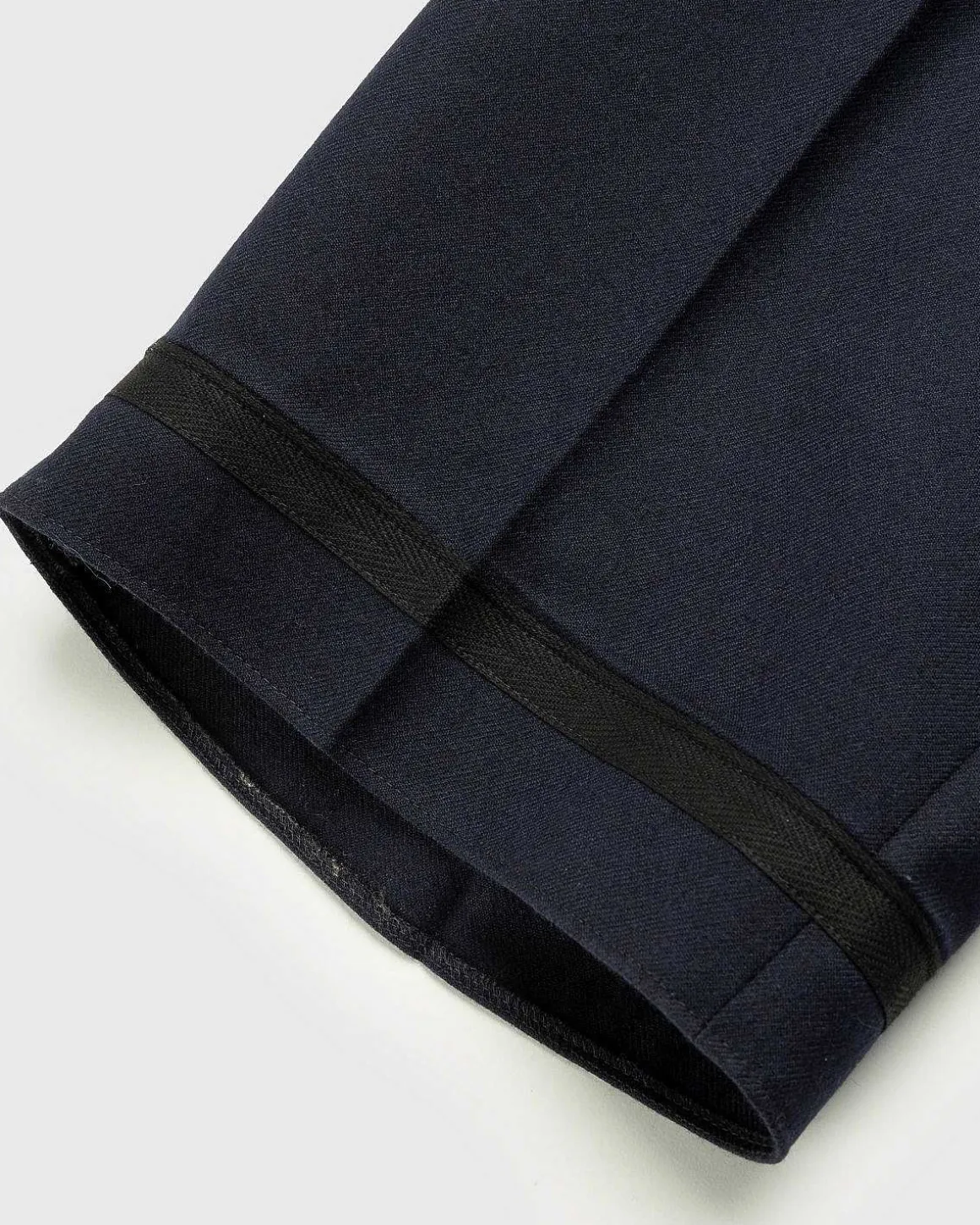 Uld Twill Bukser Navy