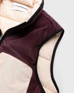 Undir Vest Bordeaux/Kaffe