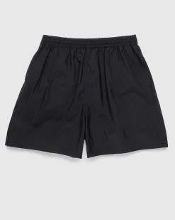 Vasket Bomuld Nylon Vejr Easy Shorts Sort