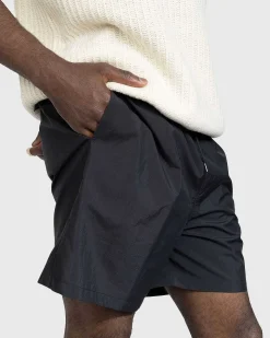 Vasket Bomuld Nylon Vejr Easy Shorts Sort
