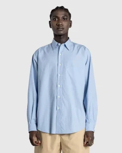 Vasket Finx Twill Big Shirt Sax Blue