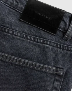 Vast Cut Washed Black Denim
