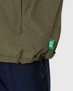 Vendbar Polar Fleece-Lynlasjakke Stal Bla/Morkegron