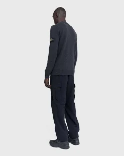 V-Hals Sweater Melange Charcoal