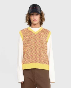 V-Hals Sweater Vest Cassis