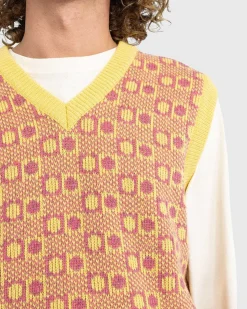 V-Hals Sweater Vest Cassis