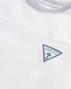 Vintage Logo Alabast Hvid Med Rund Hals
