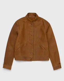 Vintage Menlo Jakke Til Kvinder Brun