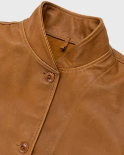 Vintage Menlo Jakke Til Kvinder Brun
