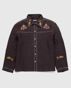 Vis Pony Overshirt Brun