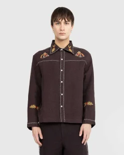 Vis Pony Overshirt Brun