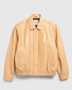 Voksbehandlet Laeder Bomber Sand
