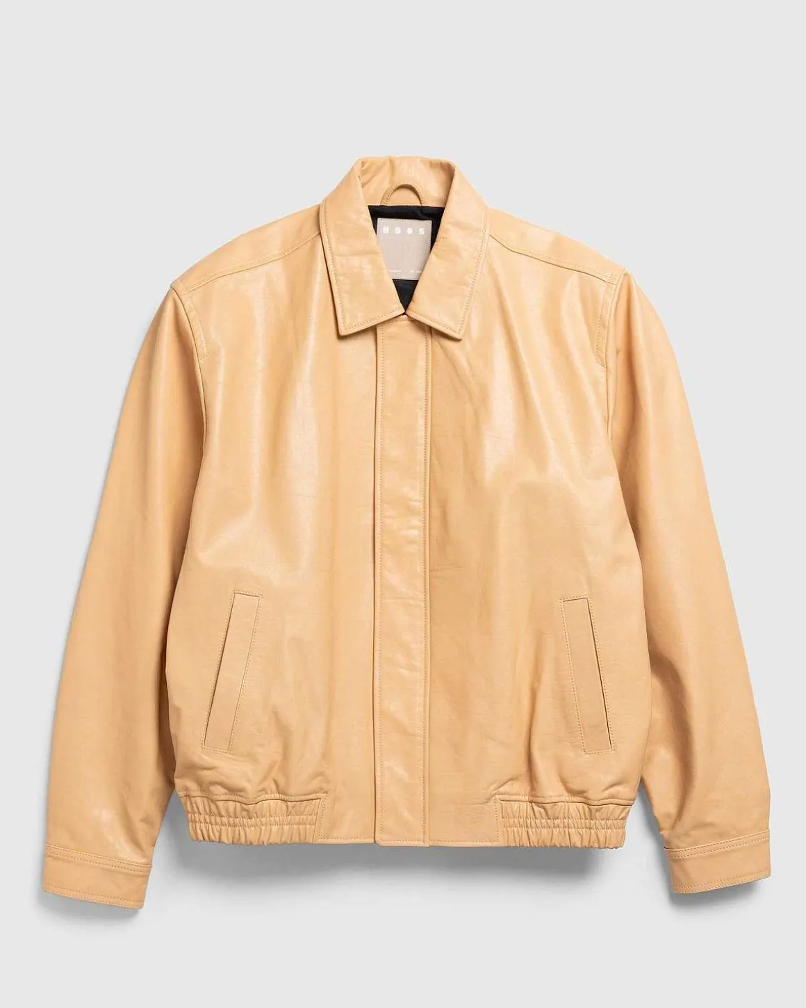 Voksbehandlet Laeder Bomber Sand