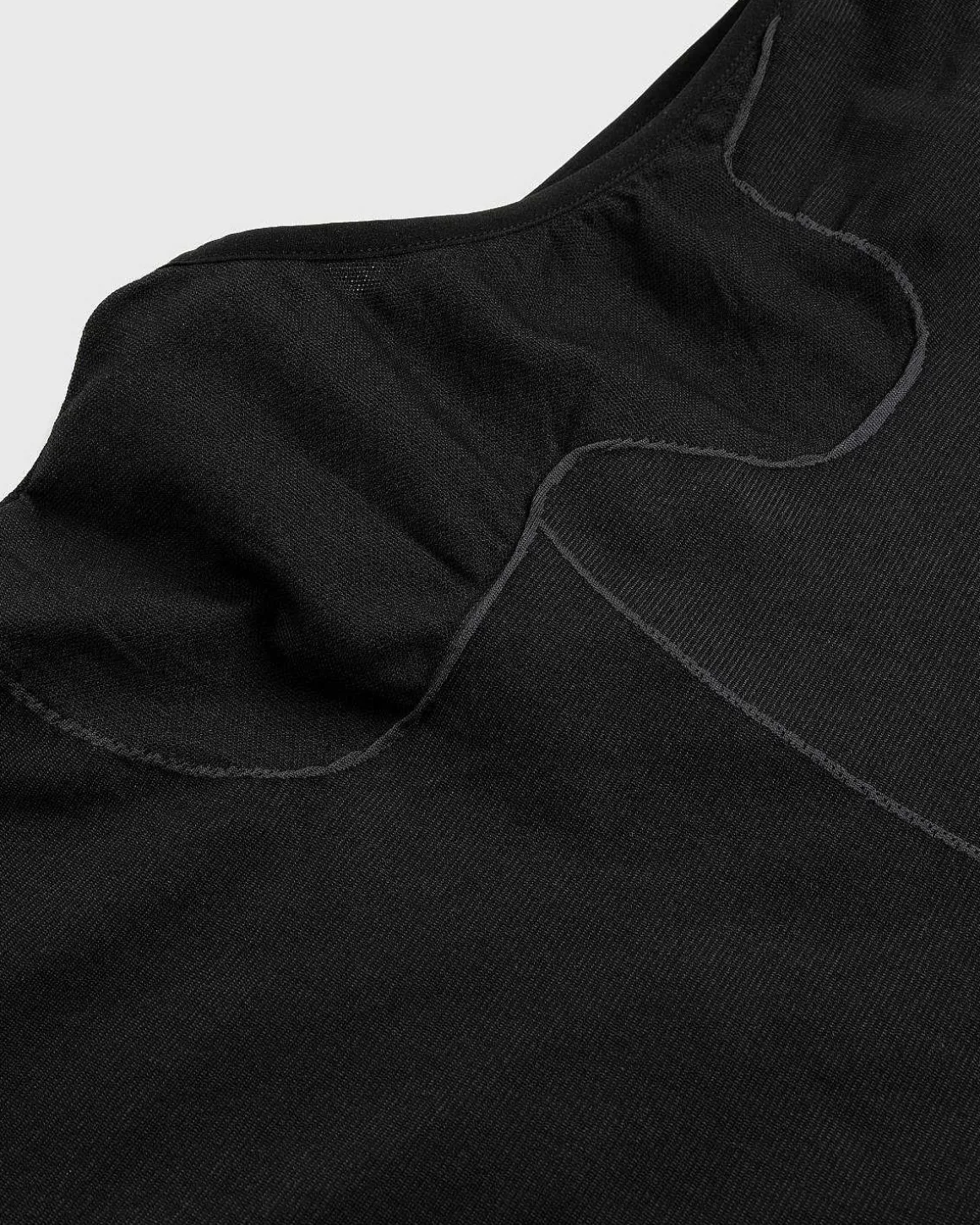 Yovchev Strikket Vest Sort/Gra