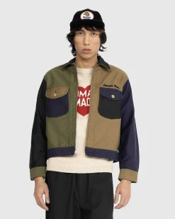 Zip-Up Arbejdsjakke Navy